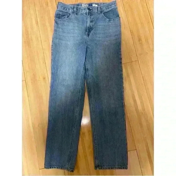 B GOSH boys light‎ Wash Straight leg jeans Sz 12 regular - Picture 1 of 4